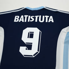Load image into Gallery viewer, 1998/99 Batistuta #9 Argentina Vintage adidas Away Football Shirt (L) WC 199810