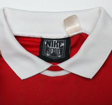 Load image into Gallery viewer, 1994/96 BERGKAMP #10 Arsenal Vintage Nike Home Football Shirt (L)