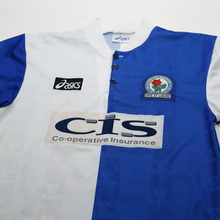 Load image into Gallery viewer, 1996/98 Duff #32 Blackburn Rovers Vintage ASICS Home Football Shirt (M)5
