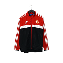 Load image into Gallery viewer, 1980s Style Manchester United Vintage Retro adidas Originals Hooded Jacket (M)0