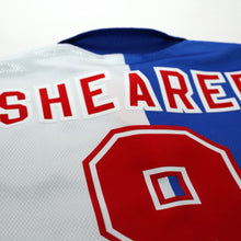 Load image into Gallery viewer, 1994/96 Shearer #9 Blackburn Rovers Vintage ASICS Home Football Shirt (XL)10