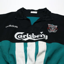 Load image into Gallery viewer, 1993/95 Liverpool Vintage adidas Football Training Drill Top (XS) 34/363