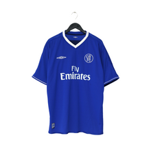 Load image into Gallery viewer, 2003/05 Zola #25 Chelsea Vintage Umbro Home Football Shirt (XL)1
