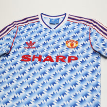 Load image into Gallery viewer, 1990/92 Manchester United Retro adidas Originals Away Football Shirt (S/M)2