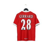 Load image into Gallery viewer, 1998/00 Gerrard #28 Liverpool Vintage Reebok Home Football Shirt (S) 34/360