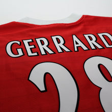 Load image into Gallery viewer, 1998/00 Gerrard #28 Liverpool Vintage Reebok Home Football Shirt (L) 42/449