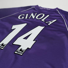 Load image into Gallery viewer, 1998/99 Ginola #14 Tottenham Hotspur Vintage PONY Away Football Shirt (XL)10