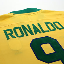 Load image into Gallery viewer, 1997/98 Ronaldo #9 Brazil Vintage Nike Home Football Shirt (XL) Le Tournoi14