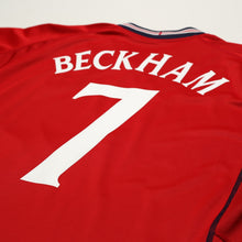 Load image into Gallery viewer, 2002/04 Beckham #7 England Vintage Umbro Away Football Shirt (M) Argentina WC12