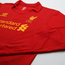 Load image into Gallery viewer, 2012/13 Suarez #7 Liverpool Vintage Warrior L/S Home Football Shirt (L)5