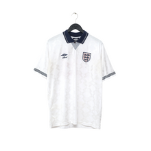 Load image into Gallery viewer, 1990/92 Gascoigne #19 England Retro Umbro Home Football Shirt (L) Italia 901
