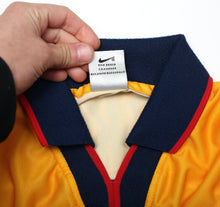 Load image into Gallery viewer, 1997/98 BERGKAMP #10 Arsenal Vintage Nike Away Football Shirt (M)