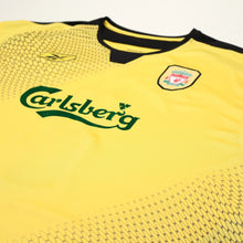 Load image into Gallery viewer, 2004/05 Gerrard #8 Liverpool Vintage Reebok L/S Away Football Shirt (XXL)5