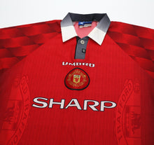 Load image into Gallery viewer, 1996/98 CANTONA #7 Manchester United Vintage Umbro Home Football Shirt (XL)