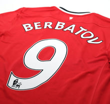 Load image into Gallery viewer, 2011/12 BERBATOV #9 Manchester United Vintage Nike Home Football Shirt (S)