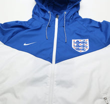 Load image into Gallery viewer, 2016/17 ENGLAND Nike Hooded Football Track Top Jacket (L) Euro 20163