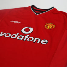 Load image into Gallery viewer, 2000/02 Beckham #7 Manchester United Vintage Umbro Home Football Shirt (M)