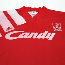 Load image into Gallery viewer, 1991/92 Liverpool Vintage adidas Equipment Home Football Shirt 40/42 (L) CANDY4