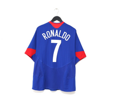 Load image into Gallery viewer, 2005/06 RONALDO #7 Manchester United Vintage Nike Away Football Shirt (XL)