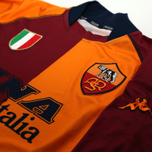 Load image into Gallery viewer, 2001/02 AS Roma Vintage Kappa European Football Shirt (M)6