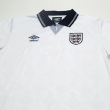 Load image into Gallery viewer, 1990/92 Gascoigne #19 England Retro Umbro Home Football Shirt (L) Italia 90