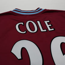 Load image into Gallery viewer, 2001/03 Joe Cole #26 West Ham Vintage FILA Home Football Shirt (S)11