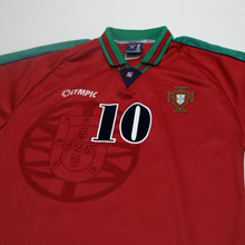 Load image into Gallery viewer, 1996/97 Rui Costa #10 Portugal Vintage Olympic Home Football Shirt (M/L)