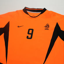 Load image into Gallery viewer, 2002/04 Van Nistelrooy #9 Holland Vintage Nike Home Football Shirt (L)2