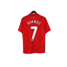 Load image into Gallery viewer, 2012/13 Suarez #7 Liverpool Vintage Warrior Home Football Shirt (S)0