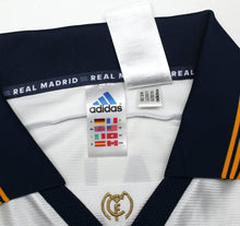 Load image into Gallery viewer, 1998/00 RAUL #7 Real Madrid Vintage Retro adidas Home Football Shirt (M)15