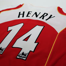Load image into Gallery viewer, 2004/05 Henry #14 Arsenal Vintage Nike Home Football Shirt (XL)8