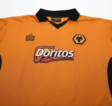Load image into Gallery viewer, 2002/04 WOLVERHAMPTON WANDERERS Admiral Home Football Shirt (XL) Wolves Doritos
