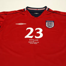 Load image into Gallery viewer, 2002/04 Rooney #23 England Vintage Umbro Away Debut Football Shirt (M) Australia3