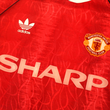 Load image into Gallery viewer, 1990/92 Manchester United Vintage adidas Home Football Shirt (M) 38/407