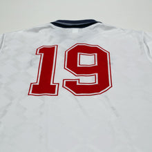 Load image into Gallery viewer, 1990/92 Gascoigne #19 England Retro Umbro Home Football Shirt (L) Italia 908