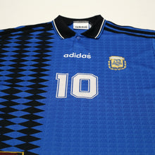 Load image into Gallery viewer, 1994 Maradona #10 Argentina Retro adidas Originals Away Football Shirt (S/M)3