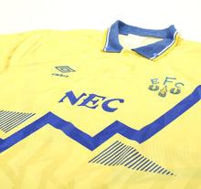 Load image into Gallery viewer, 1990/92 EVERTON Vintage Umbro Away Football Shirt Jersey (L)