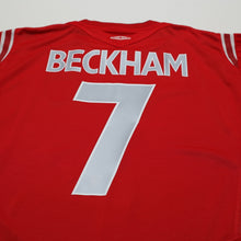 Load image into Gallery viewer, 2004/06 Beckham #7 England Vintage Umbro Away Football Shirt (L) EURO 20049