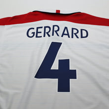 Load image into Gallery viewer, 2003/05 Gerrard #4 England Vintage Umbro Home Football Shirt (L) EURO 20048