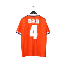 Load image into Gallery viewer, 1994 Koeman #4 Holland Vintage Lotto Home Football Shirt (M) Netherlands0