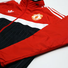Load image into Gallery viewer, 1980s Style Manchester United Vintage Retro adidas Originals Hooded Jacket (M)5