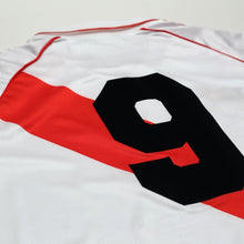 Load image into Gallery viewer, 1994 Francescoli #9 River Plate adidas Originals L/S Home Football Shirt (L/XL)13