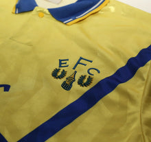 Load image into Gallery viewer, 1990/92 EVERTON Vintage Umbro Away Football Shirt Jersey (L)