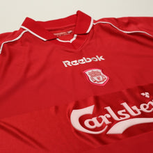 Load image into Gallery viewer, 2000/02 Gerrard #17 Liverpool Vintage Reebok Home Football Shirt (M)6