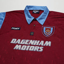 Load image into Gallery viewer, 1995/97 Dicks #3 West Ham United Vintage PONY Football Shirt (M)2