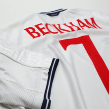 Load image into Gallery viewer, 1999/01 Beckham #7 England Vintage Umbro Home Football Shirt (XL/XXL) Euro 200013
