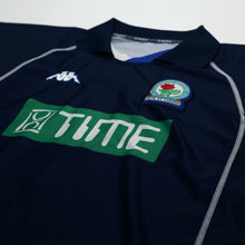 Load image into Gallery viewer, 2001/02 Tugay #3 Blackburn Rovers Vintage Kappa Away Football Shirt (M/L)4