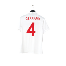 Load image into Gallery viewer, 2009/10 Gerrard #4 England Vintage Umbro Home Football Shirt (S) WC 2010 (38)0