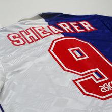 Load image into Gallery viewer, 1992/94 Shearer #9 Blackburn Rovers Vintage Asics Home Football Shirt (L/XL)