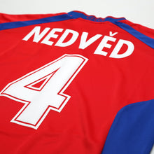 Load image into Gallery viewer, 2000/02 Nedved #4 Czech Republic Vintage Puma Home Football Shirt (L) Euro 200012